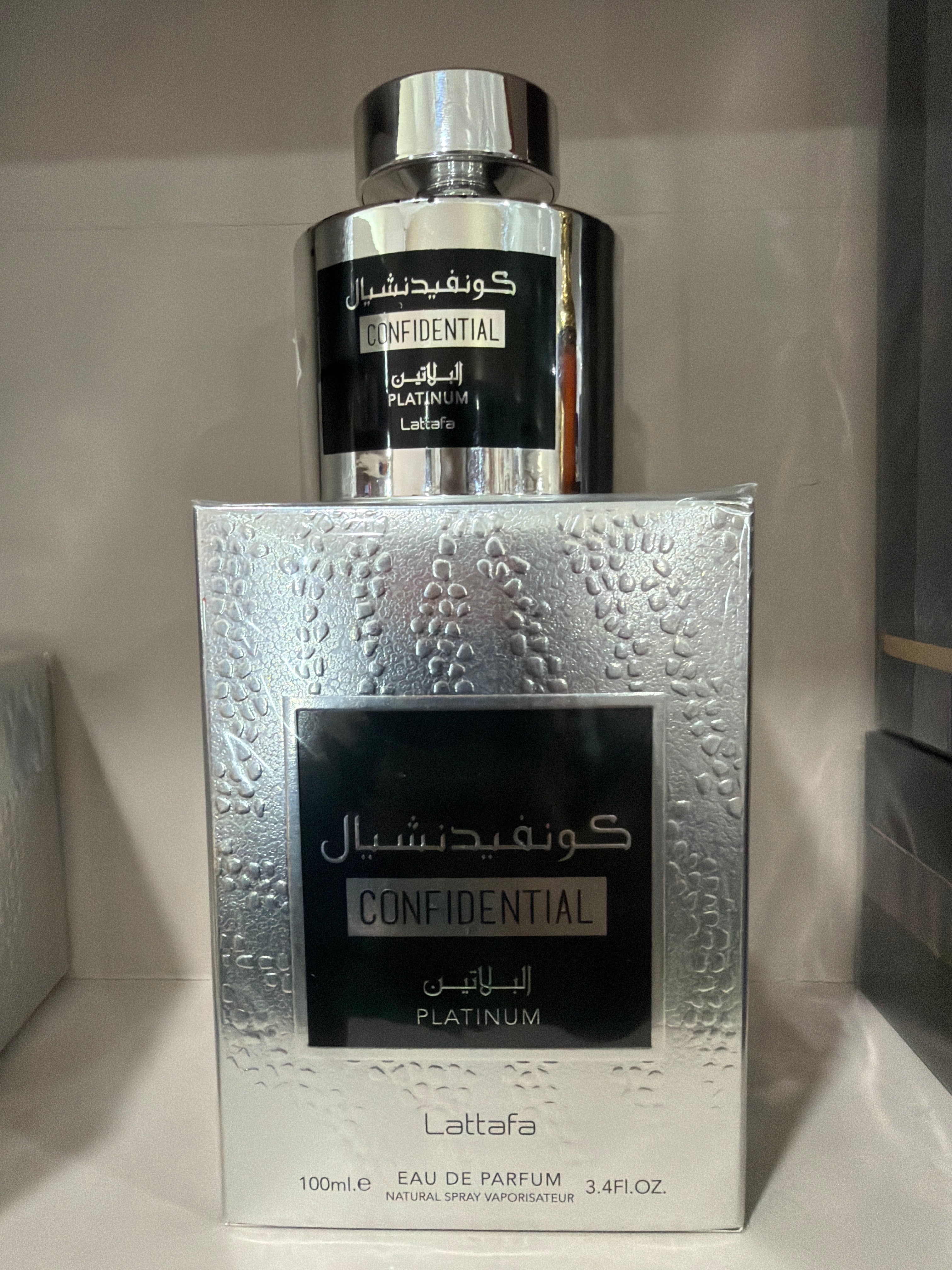 Confidential Platinum lattafa edp/ 100Ml.e